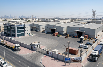 Industrial Road-Facing Plot in Al Quoz Industrial 4 – 100,993 Sqft | 3 Sheds | 780 KW Power | AED 26M | All Nationalities